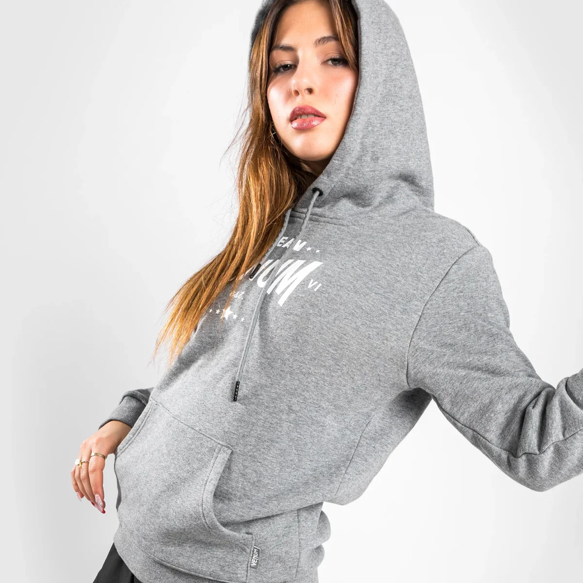 Sweatshirt Venum Team 2.0 - Pour Femmes - Gris chiné clair – Image 5