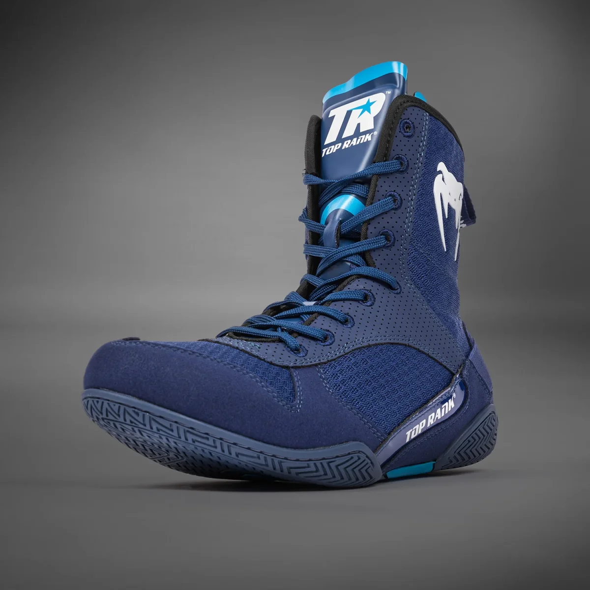 Chaussures de Boxe Venum x Top Rank Original - Bleu Marine – Image 2