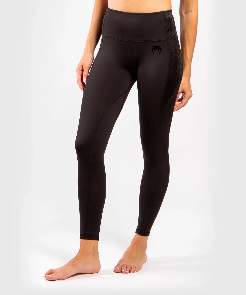 Leggings Venum G-Fit - Pour Femmes - Noir/Noir – Image 3